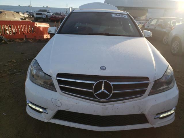 WDDGF4HB6ER313430 - 2014 MERCEDES-BENZ C 250 WHITE photo 5