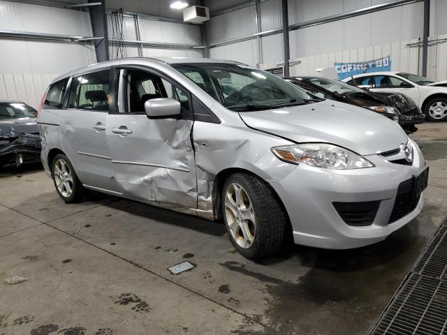 JM1CR293X90358571 - 2009 MAZDA 5 SILVER photo 4