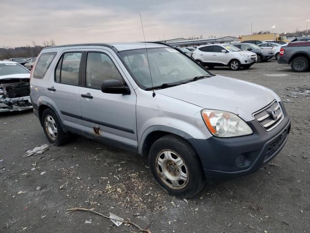 JHLRD685X5C018769 - 2005 HONDA CR-V LX SILVER photo 4