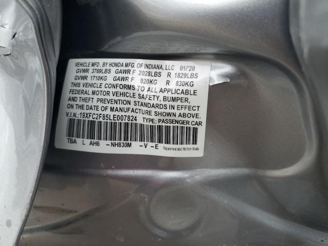 19XFC2F85LE007824 - 2020 HONDA CIVIC SPORT 银色 照片 13