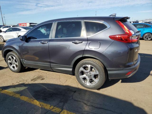 7FARW2H84JE102114 - 2018 HONDA CR-V EXL GRAY photo 2