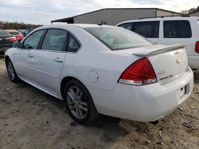 2G1WC5E38E1165834 - 2014 CHEVROLET IMPALA LIM LTZ WHITE photo 2