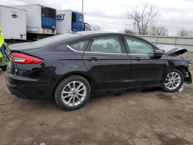 3FA6P0HD1LR124446 - 2020 FORD FUSION SE BLACK photo 3