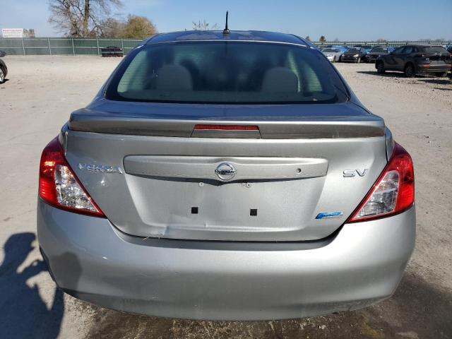 3N1CN7AP7DL833955 - 2013 NISSAN VERSA S GRAY photo 6