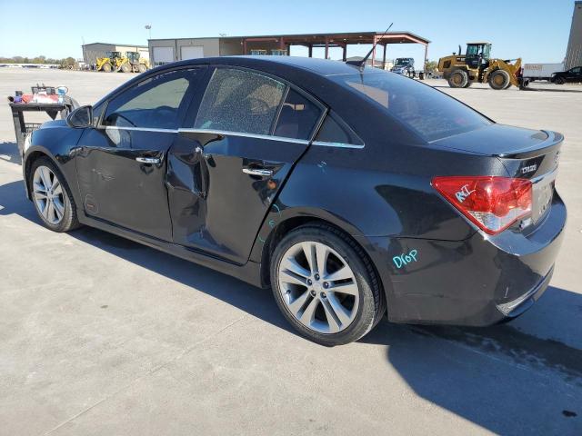 1G1PG5SB3D7326046 - 2013 CHEVROLET CRUZE LTZ BLACK photo 2