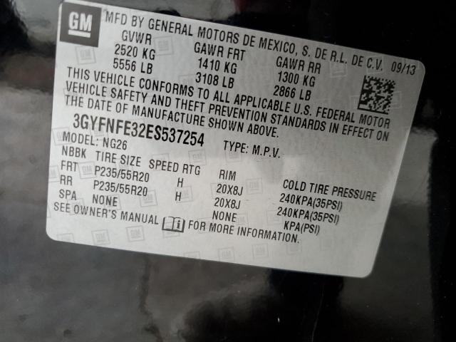 3GYFNFE32ES537254 - 2014 CADILLAC SRX PERFORMANCE COLLECTION Қара фото 13