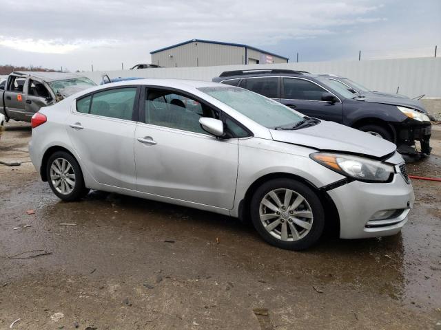 KNAFX4A83F5337594 - 2015 KIA FORTE EX SILVER photo 4