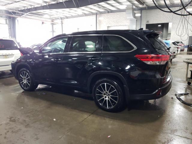 5TDJZRFH6HS367439 - 2017 TOYOTA HIGHLANDER SE BLACK photo 2