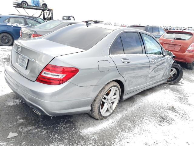 WDDGF8AB3EA895387 - 2014 MERCEDES-BENZ C 300 4MATIC GRAY photo 3