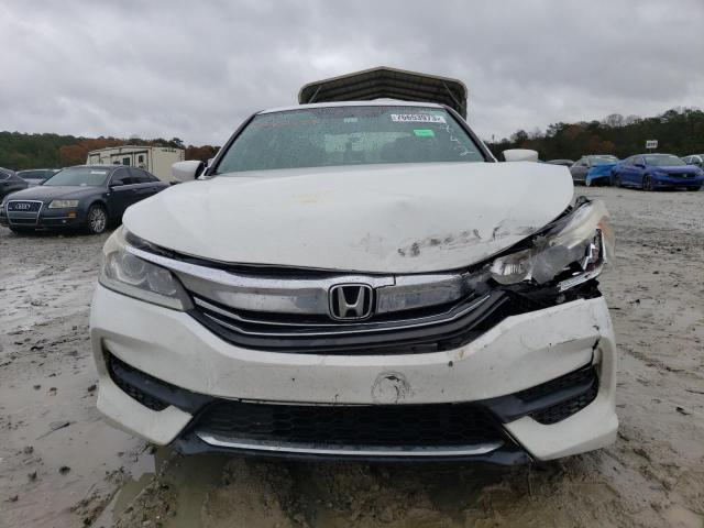 1HGCR2F31GA214842 - 2016 HONDA ACCORD LX WHITE photo 5