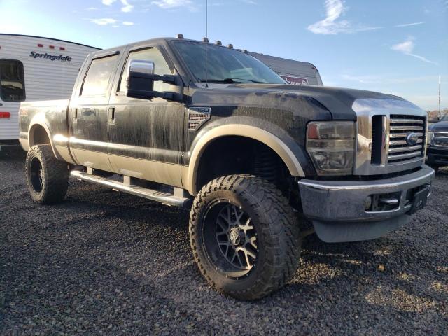 1FTWW31R78ED25458 - 2008 FORD F350 SRW SUPER DUTY BLACK photo 4