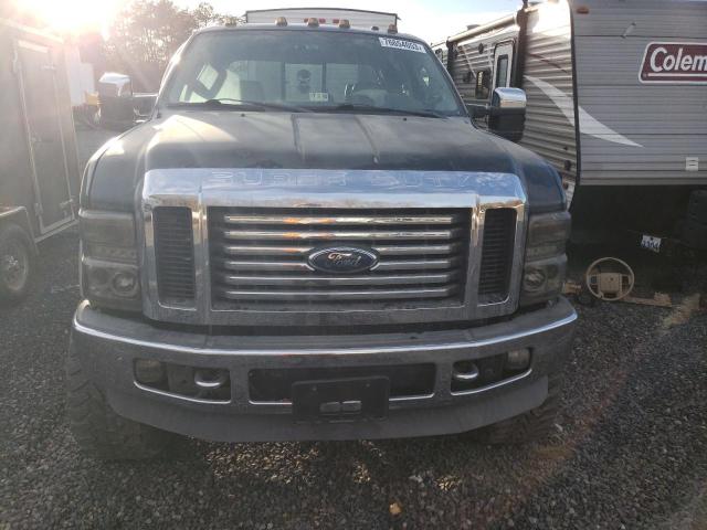 1FTWW31R78ED25458 - 2008 FORD F350 SRW SUPER DUTY BLACK photo 5