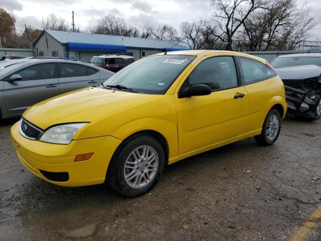 1FAFP31N57W143444 - 2007 FORD FOCUS ZX3 YELLOW photo 1