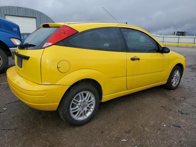 1FAFP31N57W143444 - 2007 FORD FOCUS ZX3 YELLOW photo 3