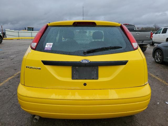 1FAFP31N57W143444 - 2007 FORD FOCUS ZX3 YELLOW photo 6