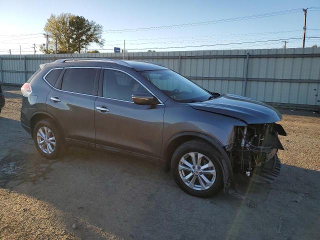 5N1AT2MV4EC836215 - 2014 NISSAN ROGUE S GRAY photo 4