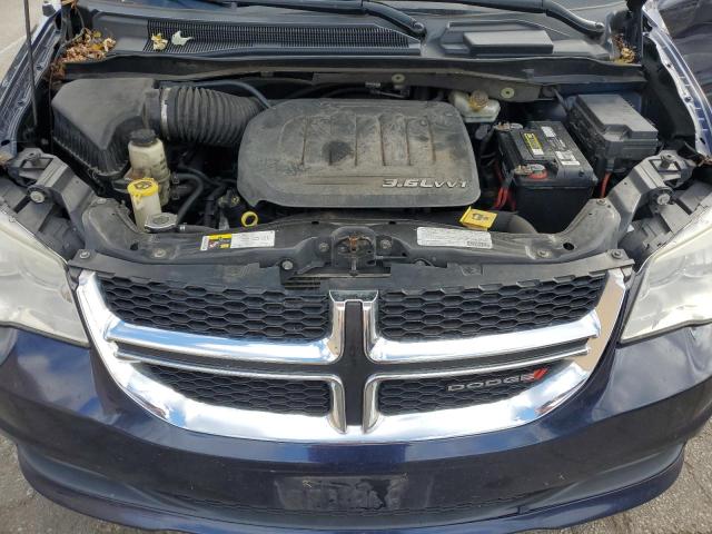 2C4RDGCG7DR617971 - 2013 DODGE GRAND CARA SXT BLUE photo 12