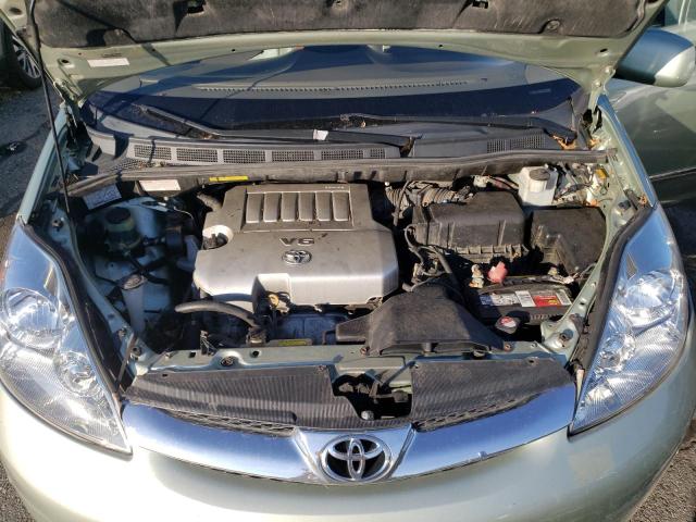 5TDBK22C18S016769 - 2008 TOYOTA SIENNA XLE GREEN photo 11