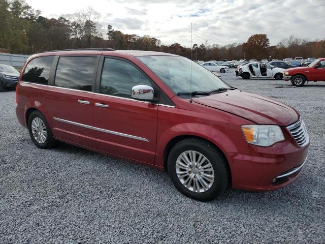 2C4RC1CG1CR116928 - 2012 CHRYSLER TOWN & COU TOURING L RED photo 4