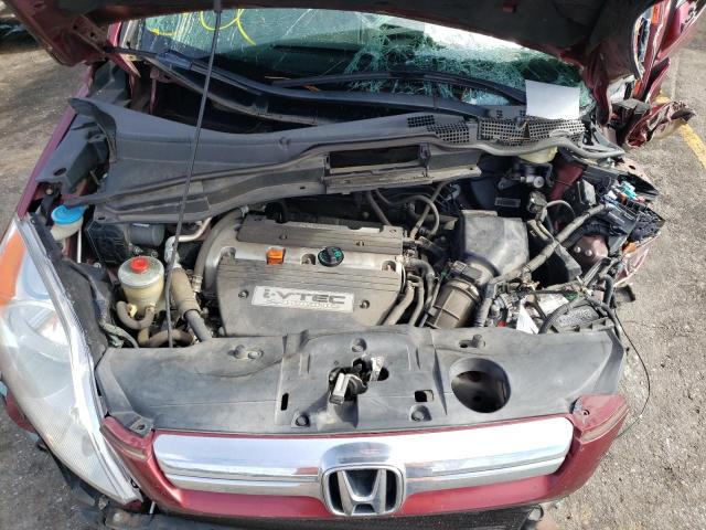 5J6RE38769L026054 - 2009 HONDA CR-V EXL RED photo 12