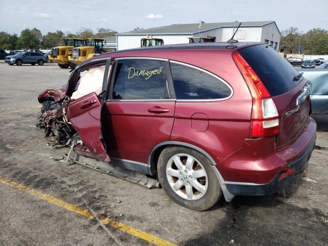 5J6RE38769L026054 - 2009 HONDA CR-V EXL RED photo 2