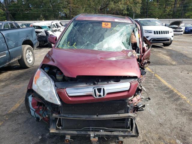 5J6RE38769L026054 - 2009 HONDA CR-V EXL RED photo 5