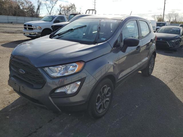 MAJ3P1RE3JC222650 - 2018 FORD ECOSPORT S GRAY photo 1