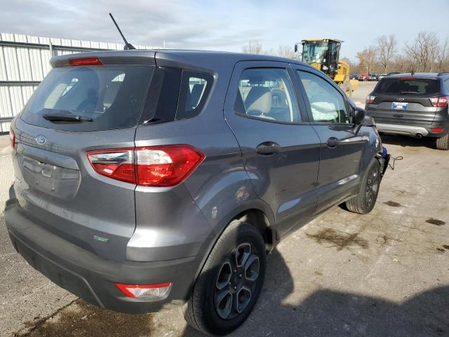 MAJ3P1RE3JC222650 - 2018 FORD ECOSPORT S GRAY photo 3