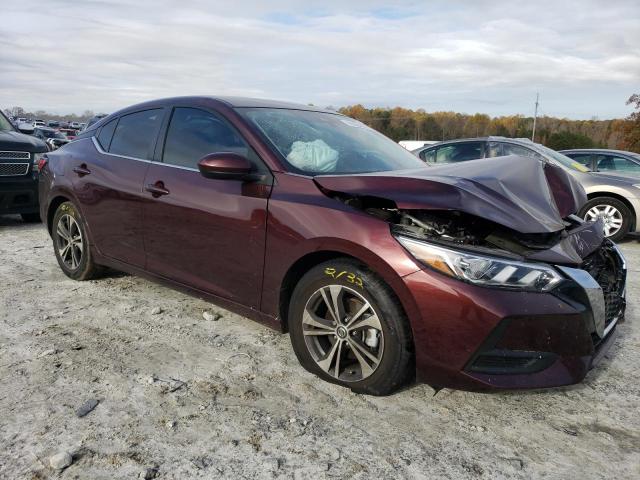 3N1AB8CV9PY226030 - 2023 NISSAN SENTRA SV BURGUNDY photo 4