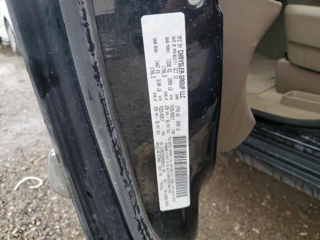 2C4RC1CG2DR595510 - 2013 CHRYSLER TOWN & COU TOURING L BLACK photo 14