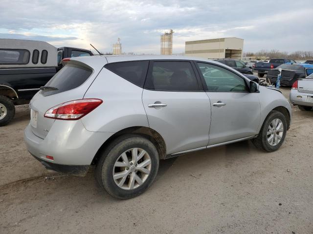 JN8AZ1MW3CW210953 - 2012 NISSAN MURANO S SILVER photo 3