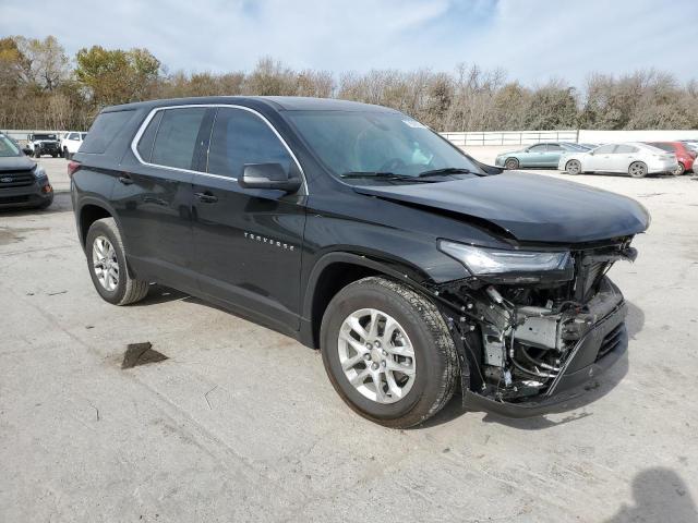 1GNERFKW7PJ295416 - 2023 CHEVROLET TRAVERSE LS BLACK photo 4