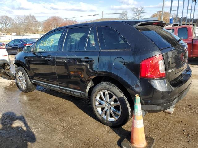 2FMDK4JC7DBC36513 - 2013 FORD EDGE SEL BLACK photo 2