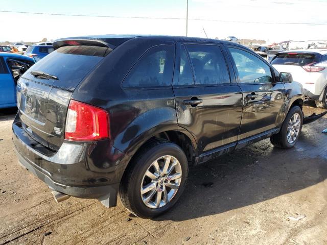 2FMDK4JC7DBC36513 - 2013 FORD EDGE SEL BLACK photo 3