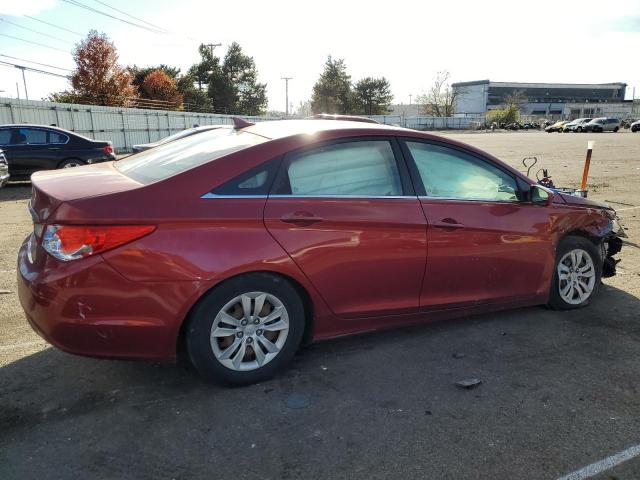 5NPEB4AC4BH054309 - 2011 HYUNDAI SONATA GLS MAROON photo 3