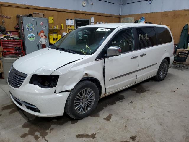2C4RC1CG1DR558724 - 2013 CHRYSLER TOWN & COU TOURING L WHITE photo 1