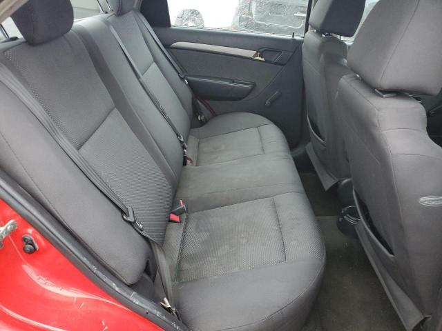 KL1TD56E69B402597 - 2009 CHEVROLET AVEO LS Czerwony zdjęcie 10