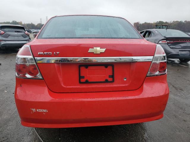 KL1TD56E69B402597 - 2009 CHEVROLET AVEO LS RED photo 6