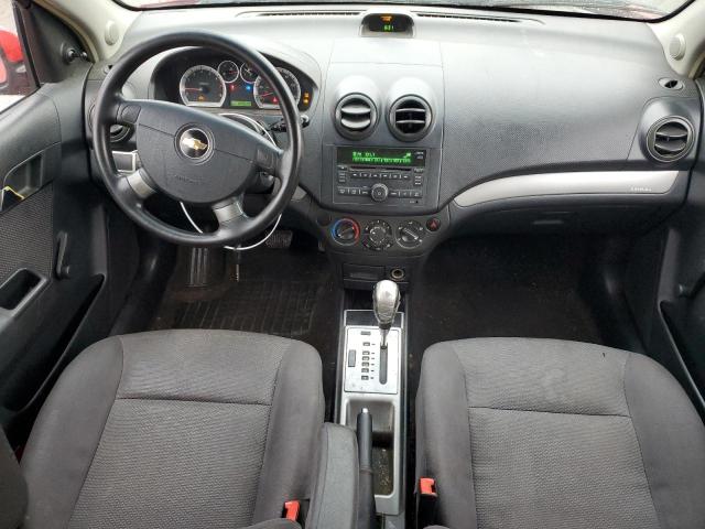 KL1TD56E69B402597 - 2009 CHEVROLET AVEO LS Czerwony zdjęcie 8