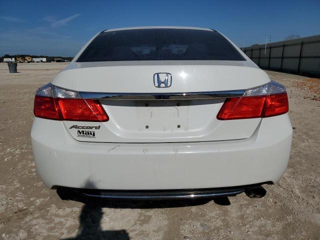 1HGCR2F3XDA254624 - 2013 HONDA ACCORD LX WHITE photo 6