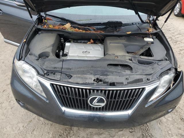 2T2ZK1BA1AC011492 - 2010 LEXUS RX 350 BLACK photo 11