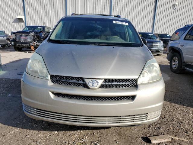 5TDZA23C95S268605 - 2005 TOYOTA SIENNA CE GOLD photo 5