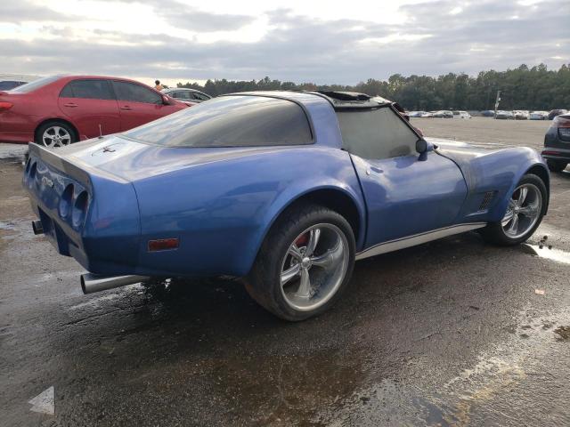 1G1AY8769B5108959 - 1981 CHEVROLET CORVETTE BLUE photo 3