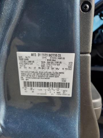 1FMCU9DG2CKA14550 - 2012 FORD ESCAPE XLT BLUE photo 14