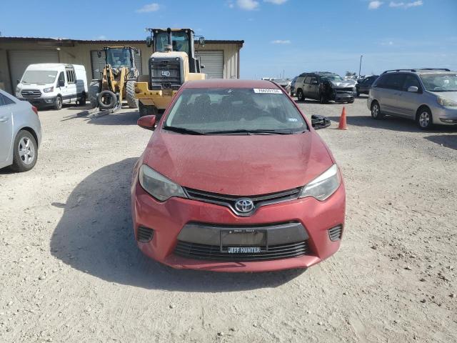 5YFBURHE2FP297191 - 2015 TOYOTA COROLLA L RED photo 5