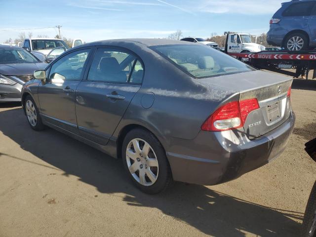 2HGFA1E50AH553893 - 2010 HONDA CIVIC LX GRAY photo 2