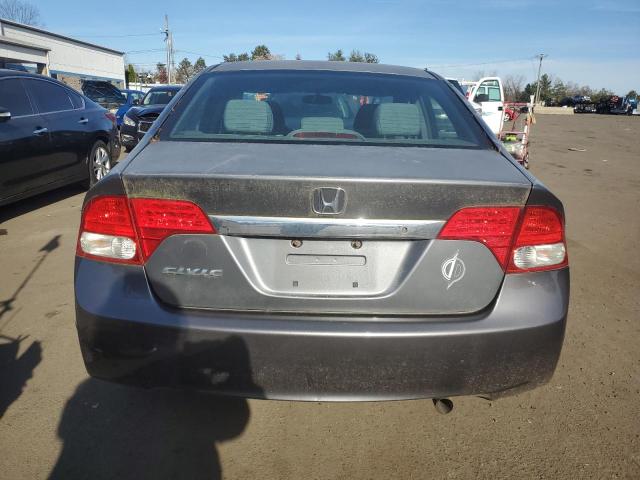 2HGFA1E50AH553893 - 2010 HONDA CIVIC LX GRAY photo 6