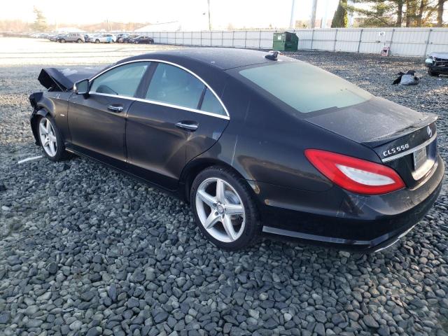 WDDLJ9BB5CA030032 - 2012 MERCEDES-BENZ CLS 550 4MATIC BLACK photo 2