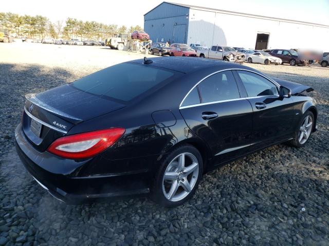 WDDLJ9BB5CA030032 - 2012 MERCEDES-BENZ CLS 550 4MATIC BLACK photo 3