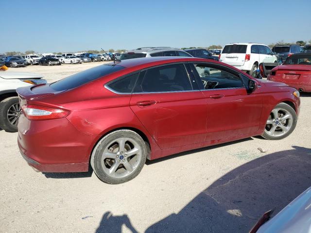 3FA6P0G73GR354863 - 2016 FORD FUSION S RED photo 3
